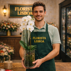 Orquídea em Aquário